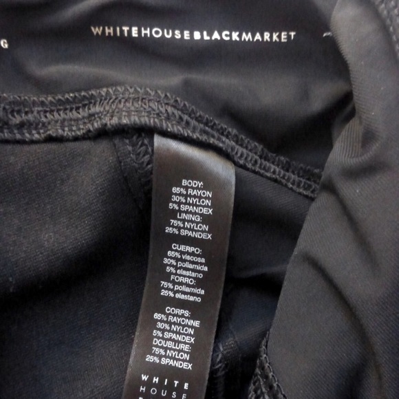 WHBM Solution Ponte Instantly Slimming Leggings | Sz XXS Long - Picture 7 of 9